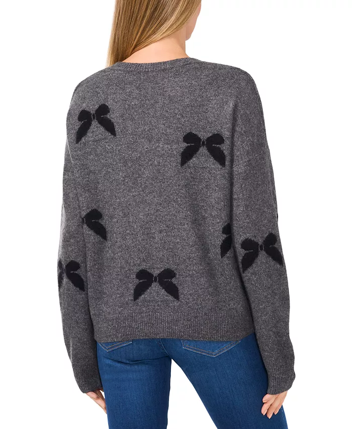 Women's Bow Appliqu&eacute; Sweater - thumbnail 2