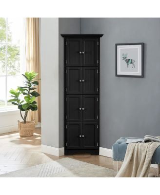 Streamdale Modern   Tall Storage Cabinet, 4 Shelves