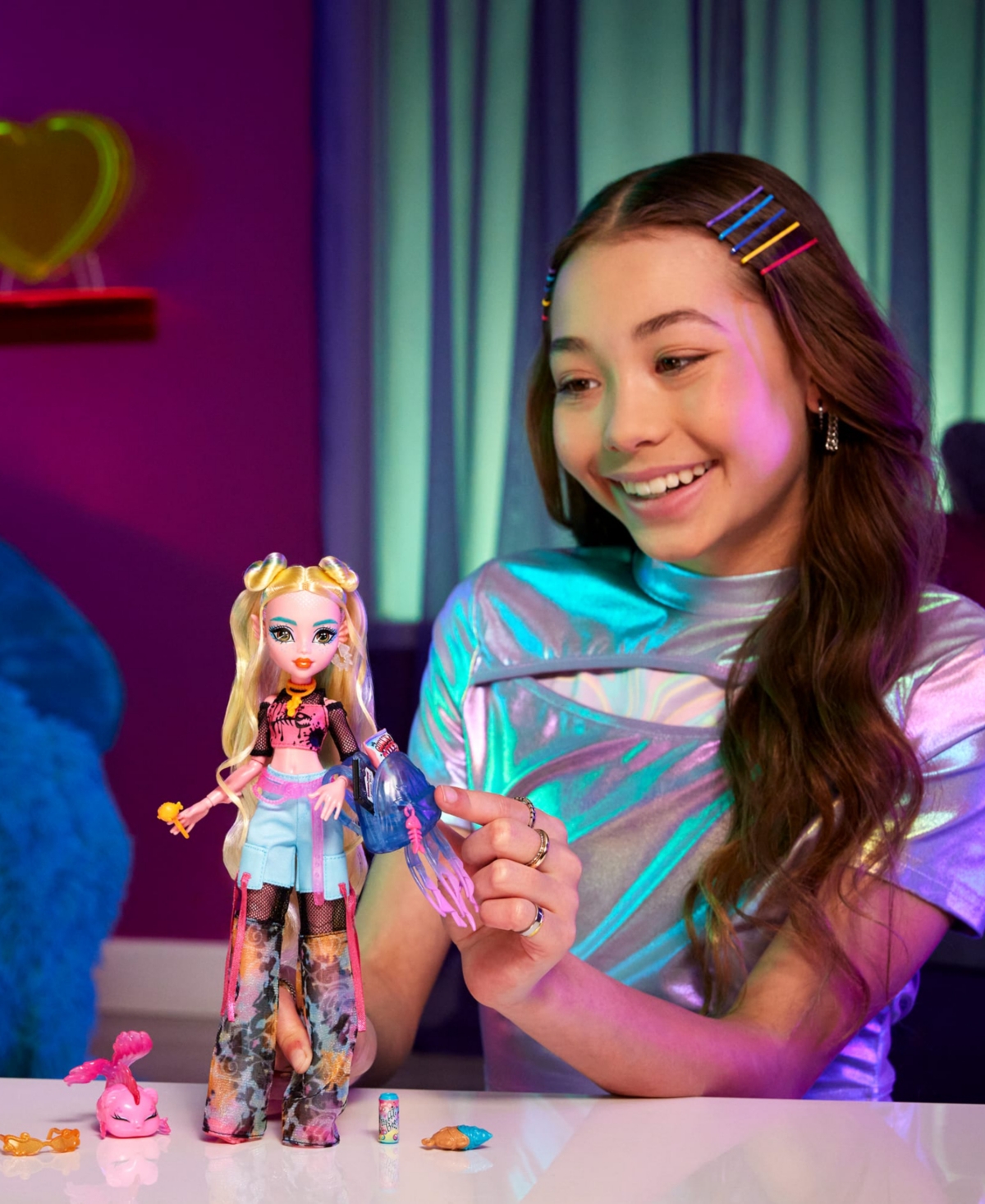 Shop Monster High Lagoona Blue Fashion Doll In Multi-color