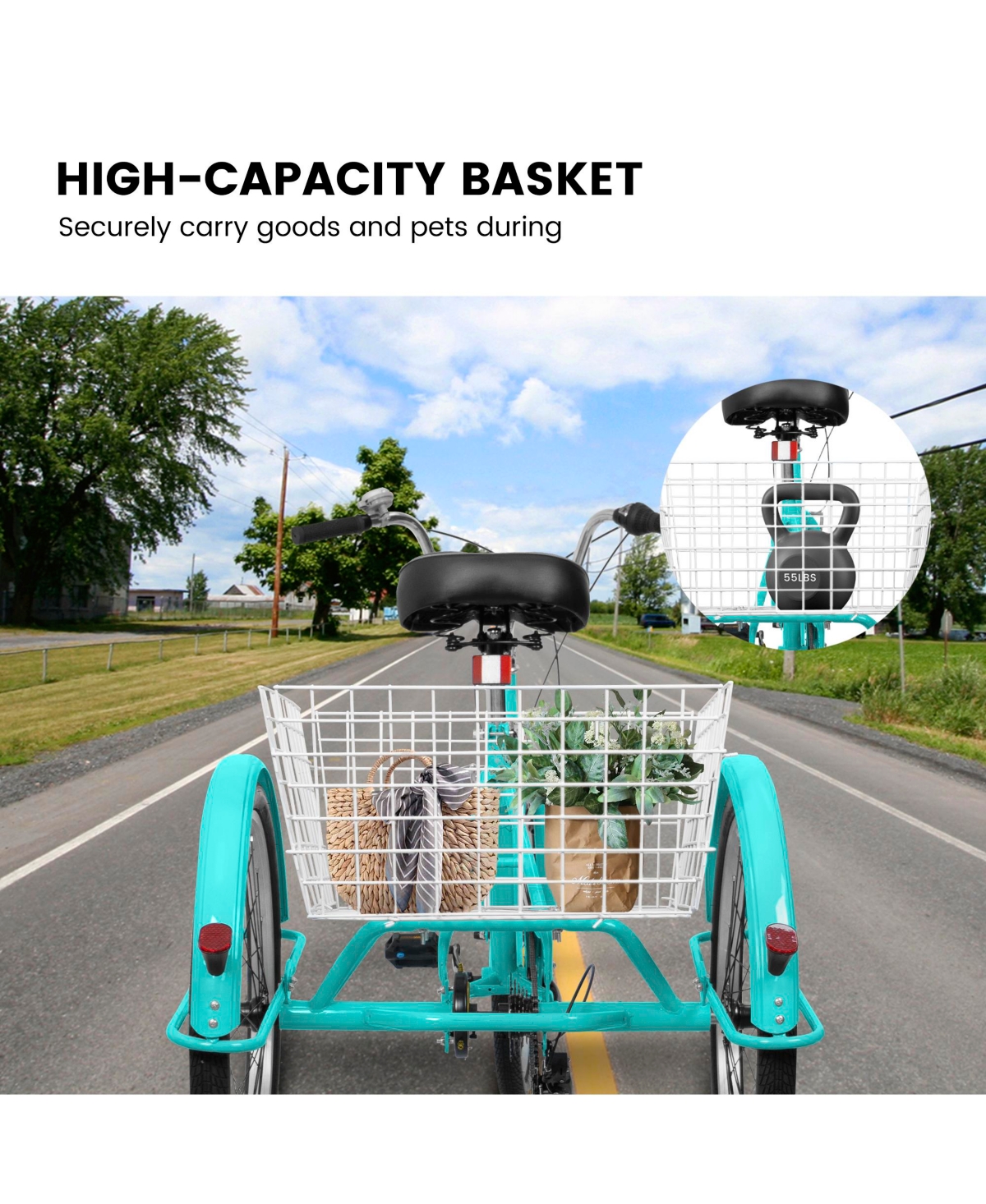 Streamdale Furniture 7-Speed Adult Tricycle: 24