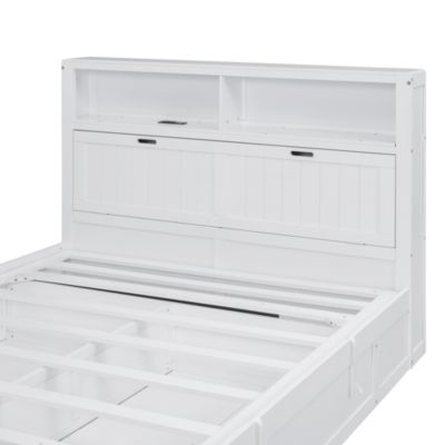 Queen Hydraulic Bed w/ LED & Storage