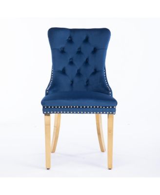 Modern Velvet Dining Chairs, Set of 2