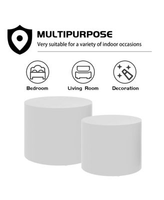   Veneer Nesting Table Set (2-Pack)