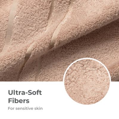 Bath Sheet | Blush | 40"x72" | Turkish Cotton & Viscose Material Blend | Extra Smooth, Odor Resistant and Highly Absorbent