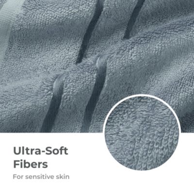 Hand Towel | Blue Lagoon | 16"x24" | Turkish Cotton & Viscose Material Blend | Extra Smooth, Odor Resistant and Highly Absorbent