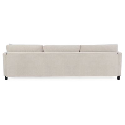 Sectional Sofa Couch with Ottoman, Removable Cushions