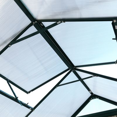 Premium Aluminum Greenhouse for Plant Growth & Ventilation