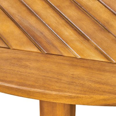 Streamdale Modern Acacia Wood Outdoor Dining Table, Durable & Stylish