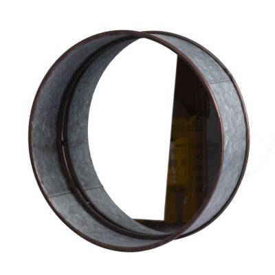 Streamdale Farmhouse Round Metal Wall Planter, 5 Piece