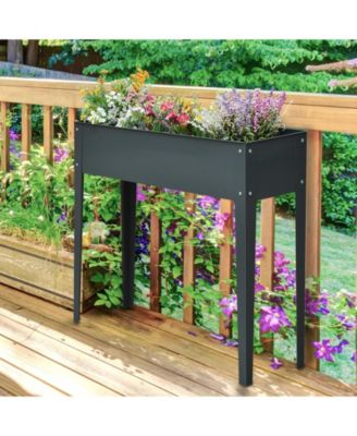 Elevated Vegetable Garden Bed Self-Draining, Raised & Safe Planter