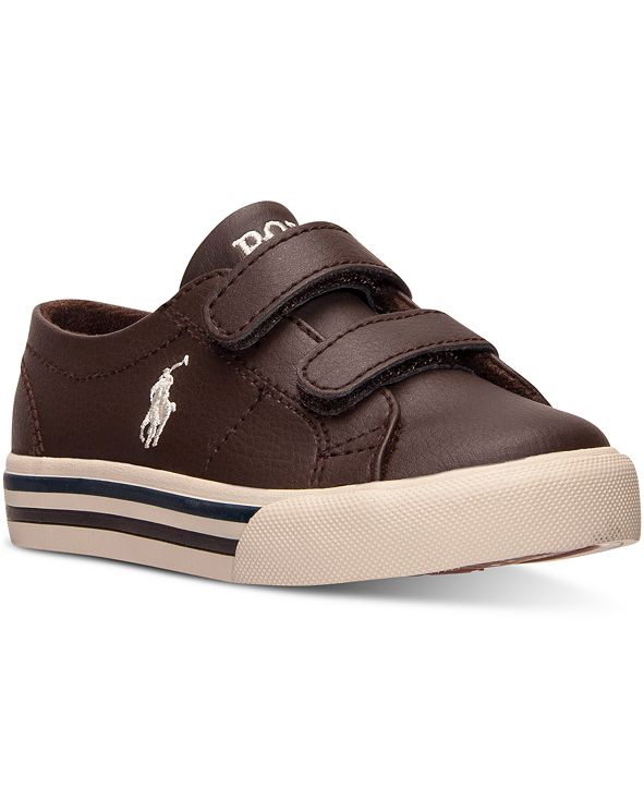 Polo Ralph Lauren Toddler Boys' Scholar EZ Casual Sneakers from Finish ...