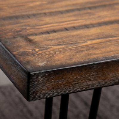 Aryven Industrial 7-Piece Dining Set