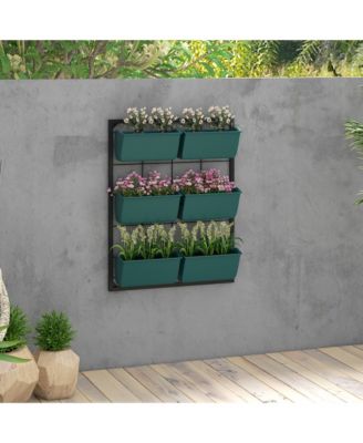 3-Tier Vertical Hanging Wall Planter for Outdoor and Indoor Spaces