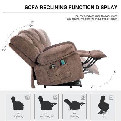 Streamdale Power Lift Recliner Chair Sofa for Elderly with Massage