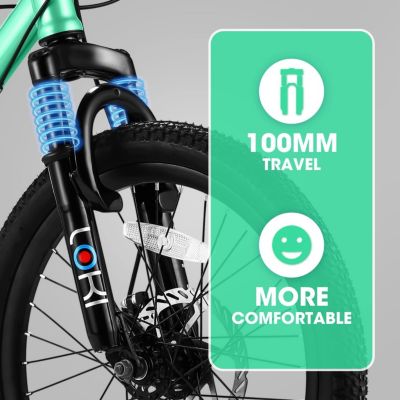 Streamdale 20" Kids Bike 7-Speed, Disc Brake, Front Suspension