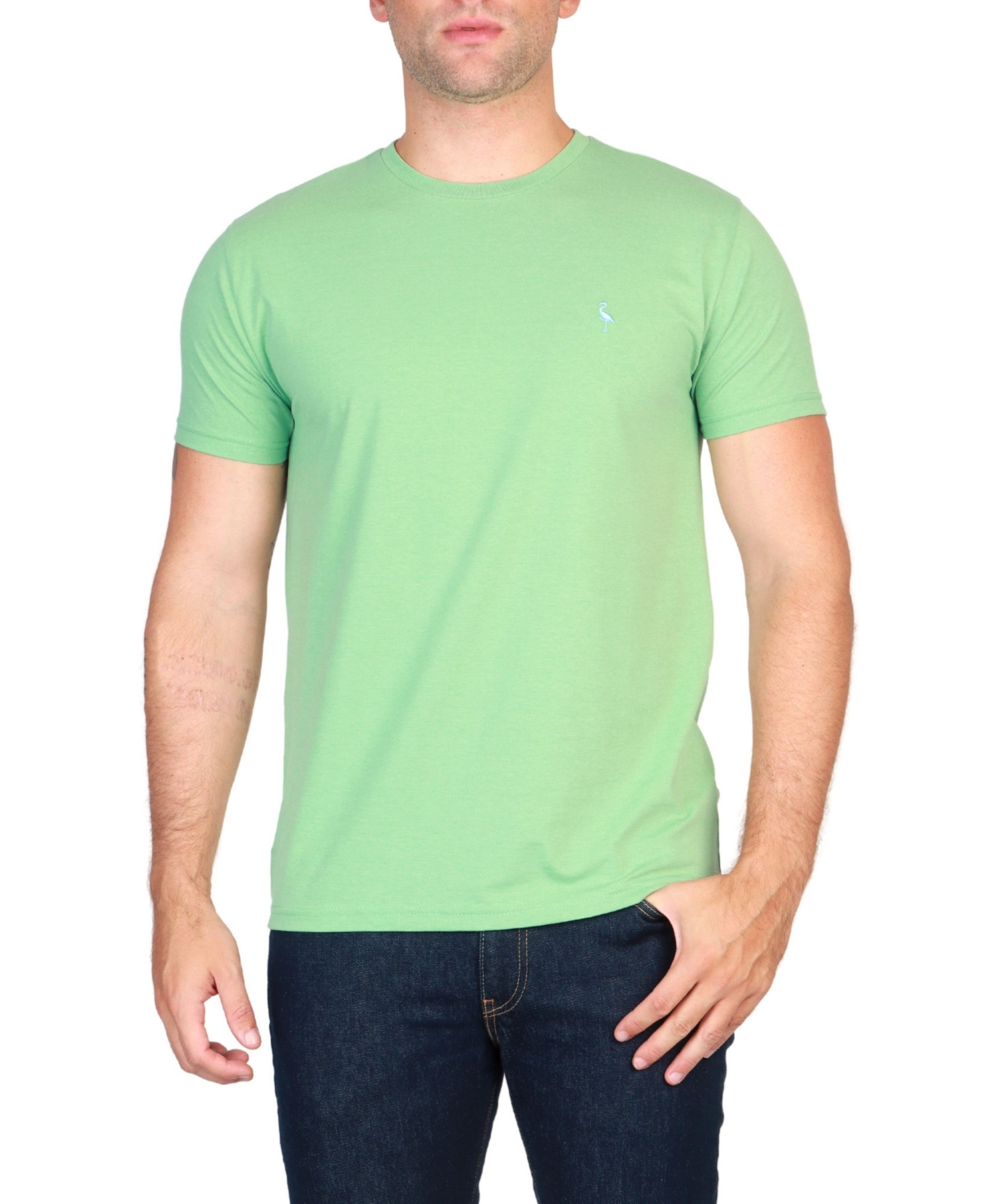 The Classic Cotton Crew Neck Tee - True blue