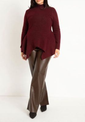 Plus Size Peplum Sweater