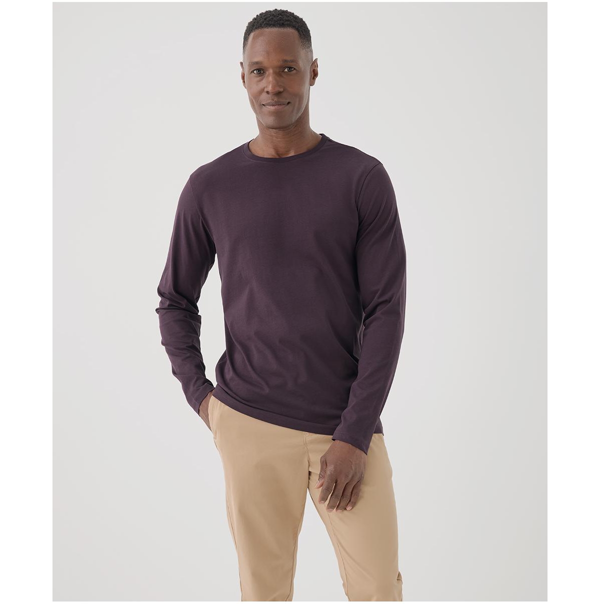 Pact Men's Organic Cotton Softspun Long Sleeve Tee