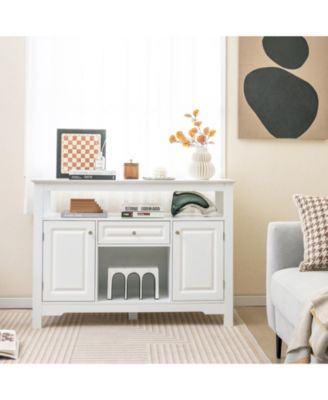 Buffet Sideboard Wine Liquor Coffee Bar Cabinet with Removable Wine Rack