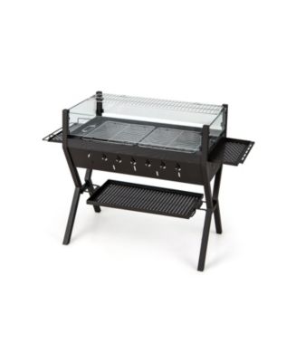 VEBREDA Barbecue Charcoal Grills with Wind Guard Seasoning Racks - Macy's