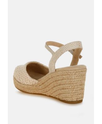 Lathan Raffia Espadrilles Sandals