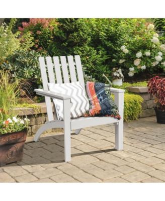 Outdoor Patio Acacia Wood Adirondack Lounge Armchair