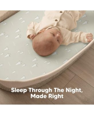 Bassinet Sheet for Baby Girls, Boys, 2-Pack Isla Fitted Bassinet Sheets, Bassinet Mattress Sheets