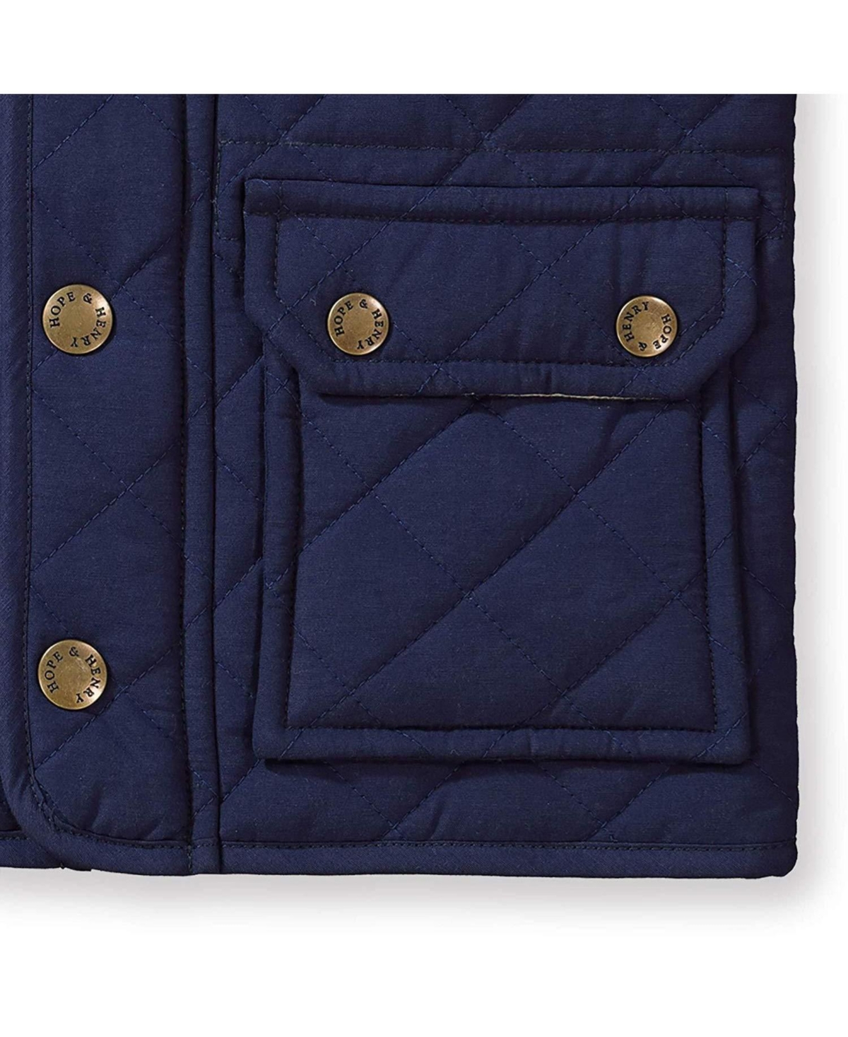 Hope & Henry Boys Quilted Field Vest