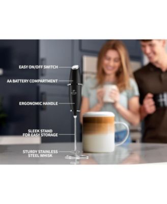 Milk Frother Pitcher Stencil Stirrer Set