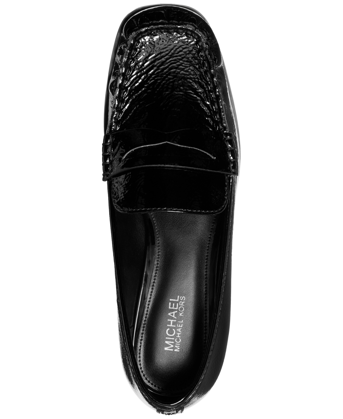 Michael Kors Michael  Carlson Penny Loafer Flats In Pale Gold