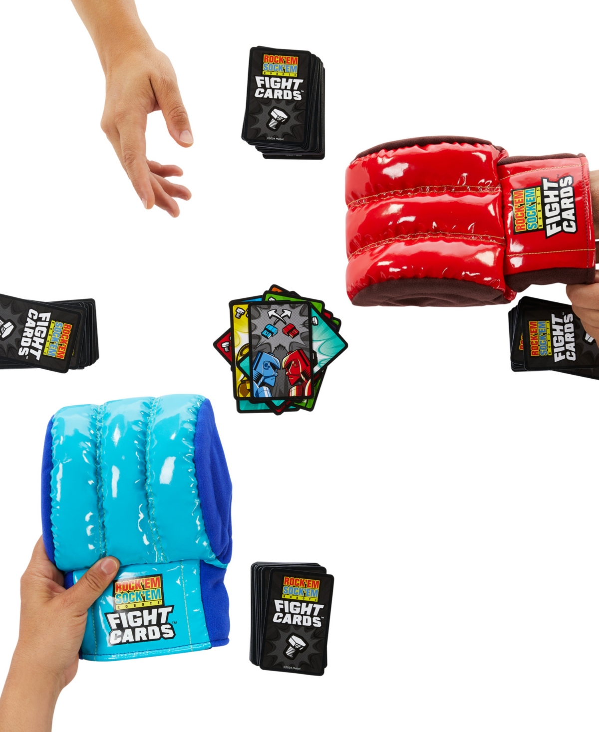 Mattel Rock 'em Sock 'em Robots Fight Cards Card Game In Multi-color