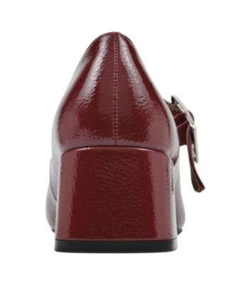 Women's Lasso Mary Jane Block Heel Pumps