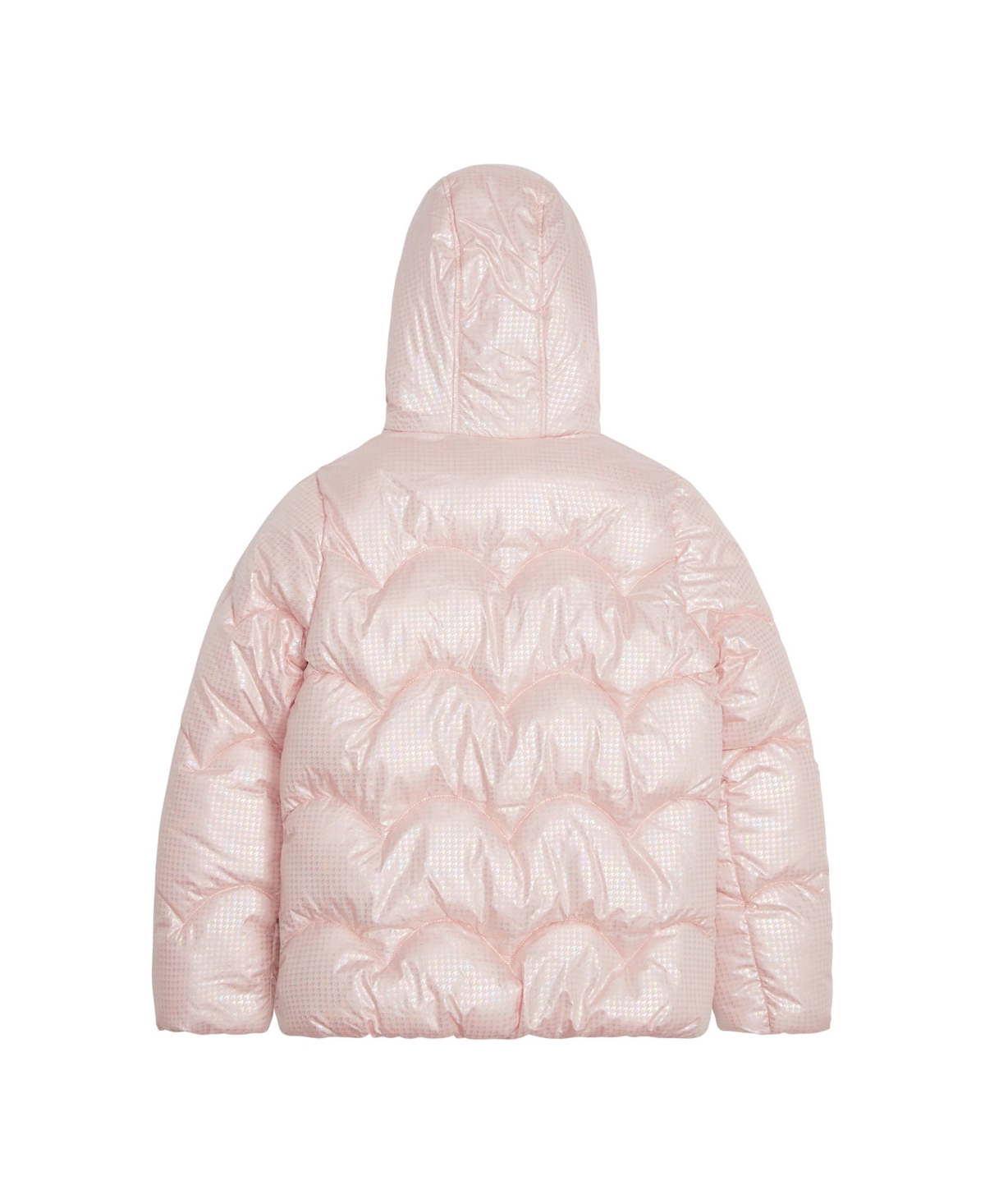 Weathertamer Toddler & Little Girls Iridescent Foil Puffer Jacket