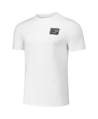 Men's White MTV Zombie Regular Fit T-Shirt