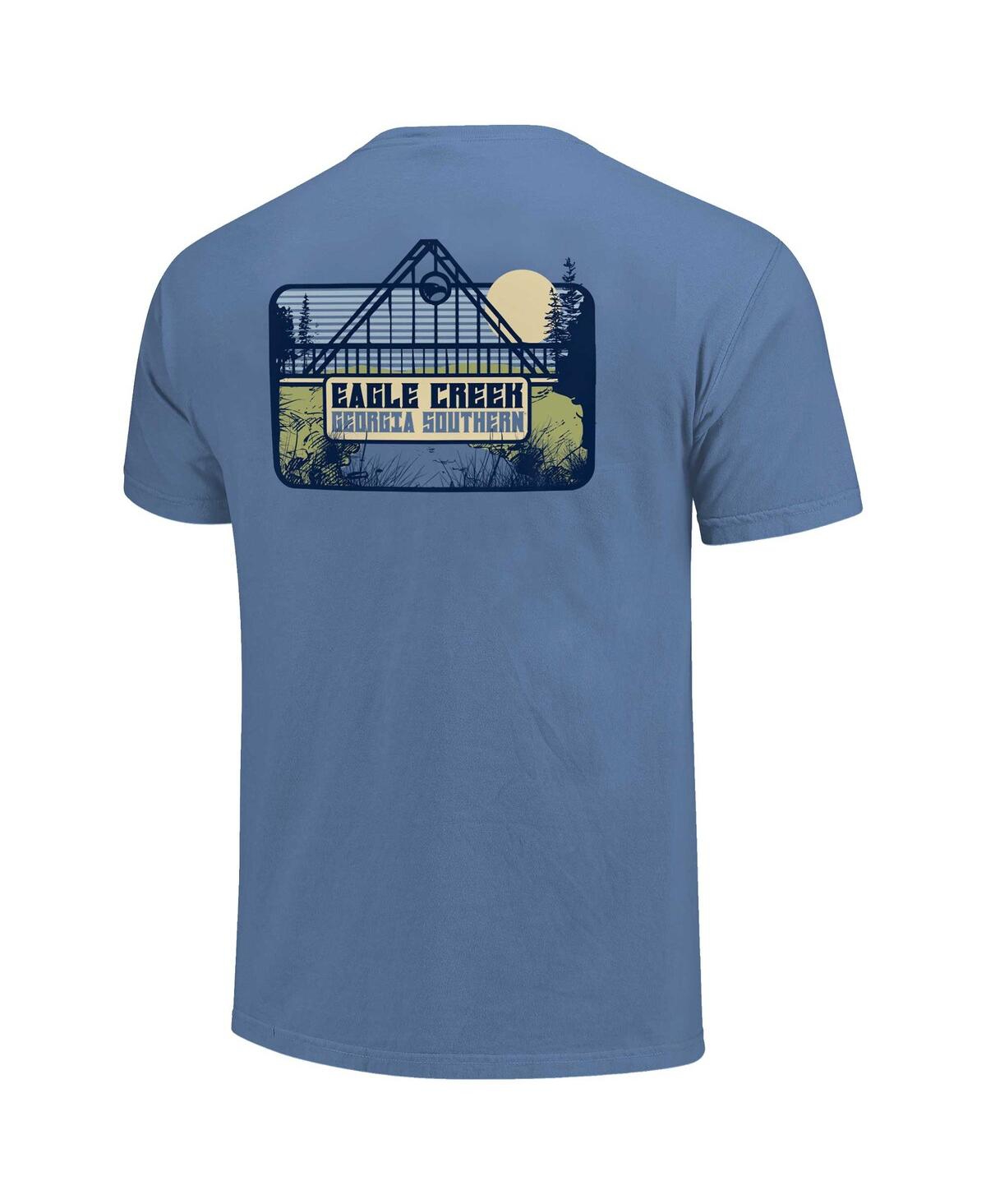 Image One Men'sGeorgia Southern Eagles Hyperlocal Comfort Colors T-Shirt - Blue