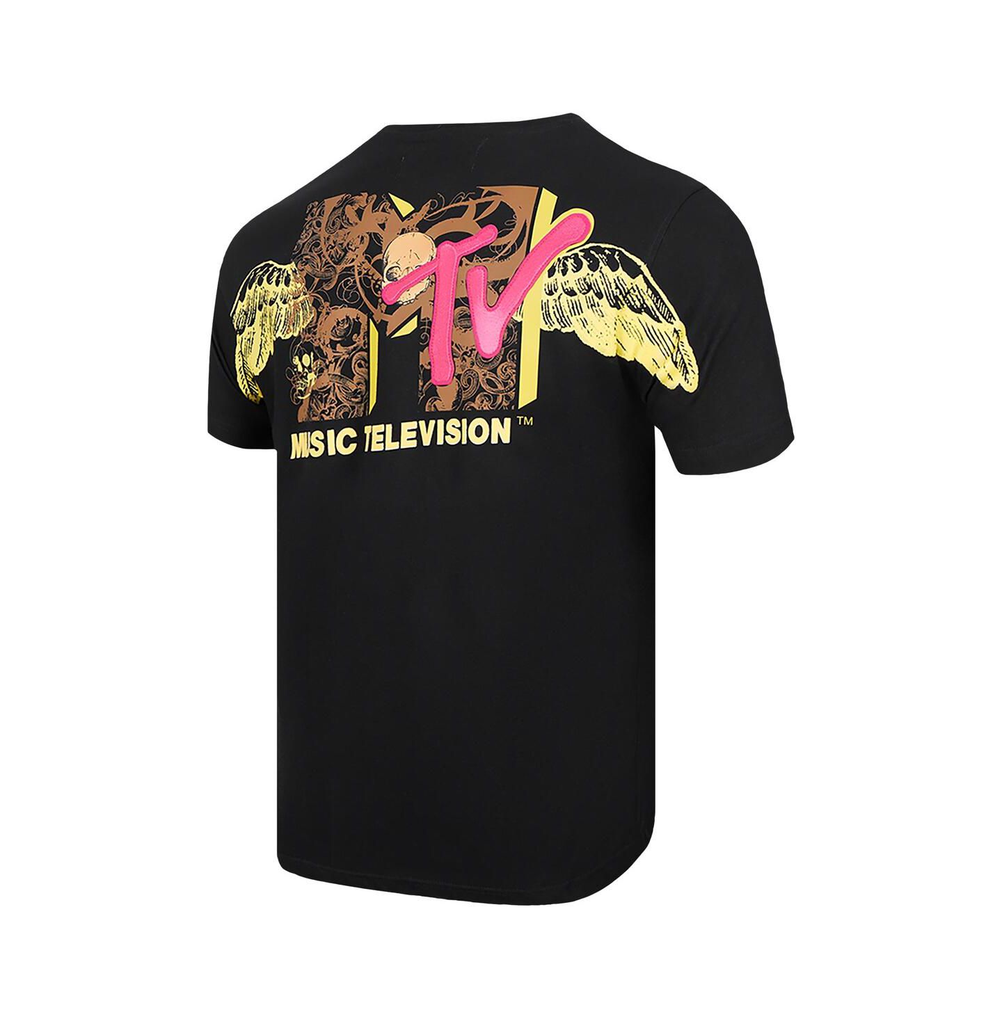 Мужская футболка Freeze Max Black MTV Angel Wings Regular Fit — фото 4