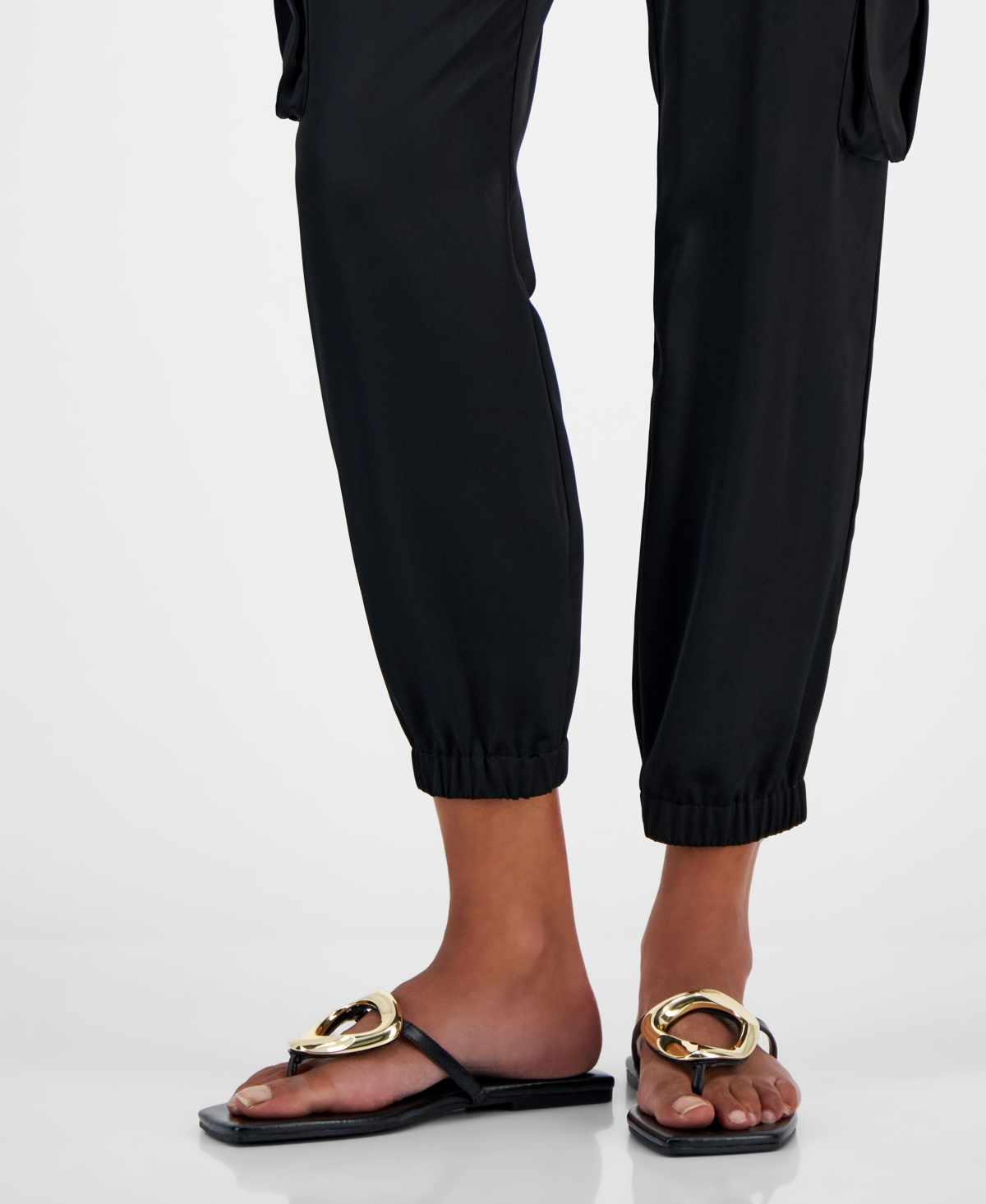 I.n.c. International Concepts Women s Yadira Flat Sandals Created for Macy s Red Smooth Smart Closet