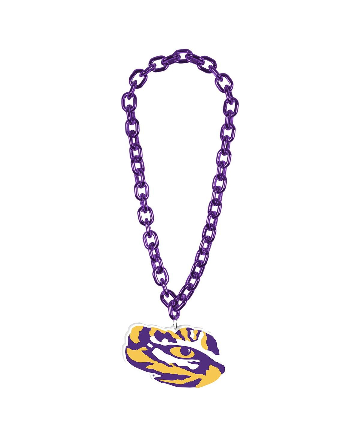 Lsu Tigers Big Chain Logo Necklace