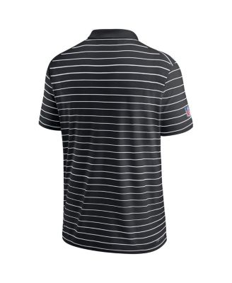 Men's Black Atlanta Falcons Sideline Lock Up Victory Performance Polo