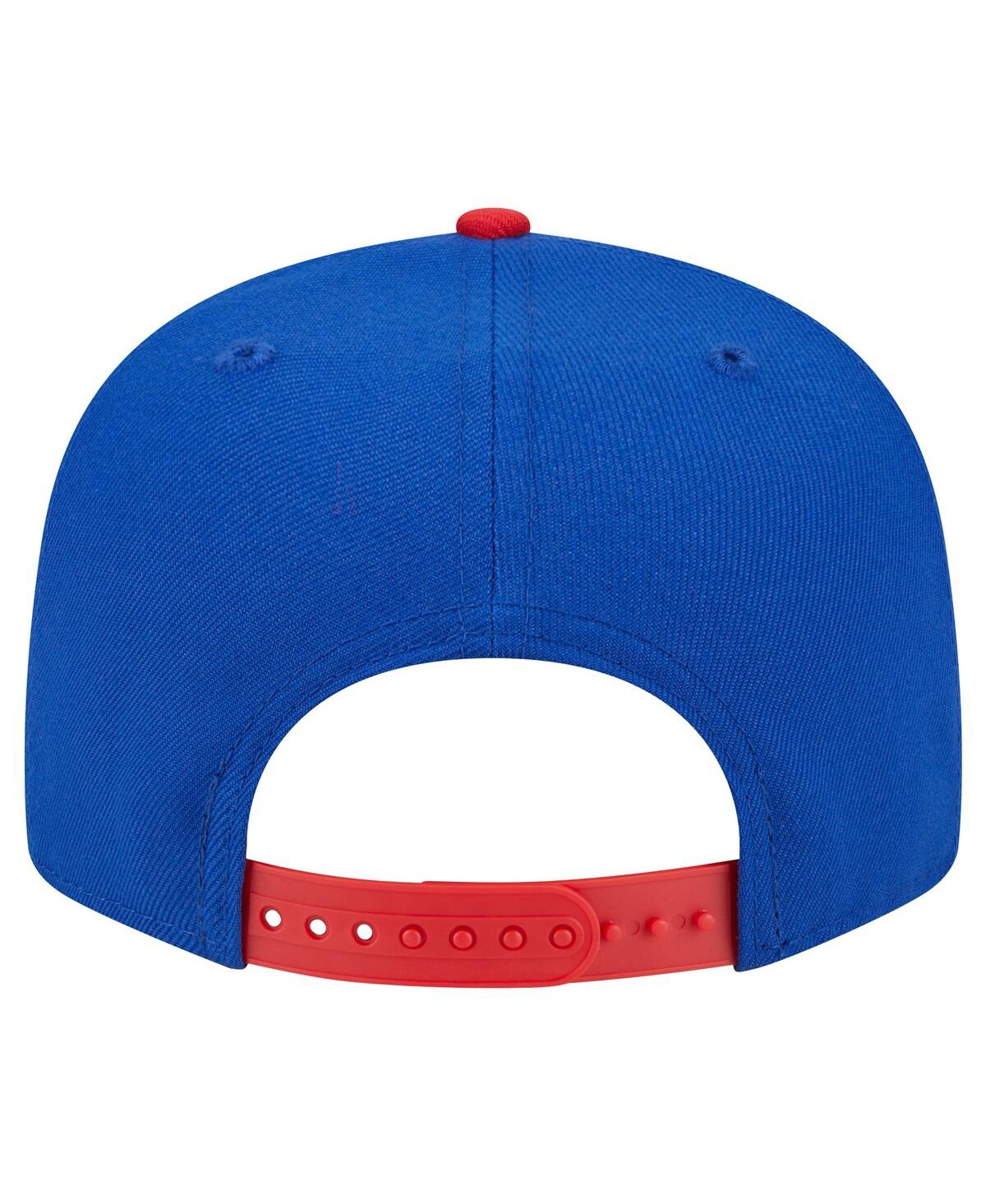 New Era Men'sRed Buffalo Bills Team Establish 9FIFTY Snapback Hat - Royal, Red