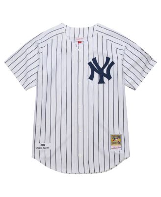 Men's Ichiro Suzuki White New York Yankees 2014 Cooperstown Collection Authentic Throwback Jersey
