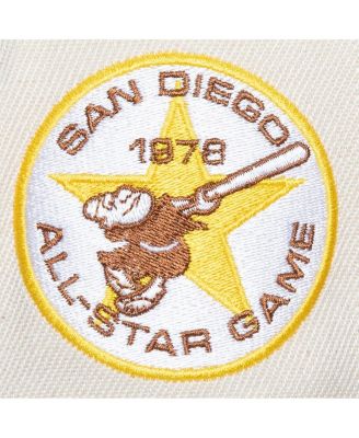 Men's Cream San Diego Padres Cooperstown Collection Speed Zone Snapback Hat