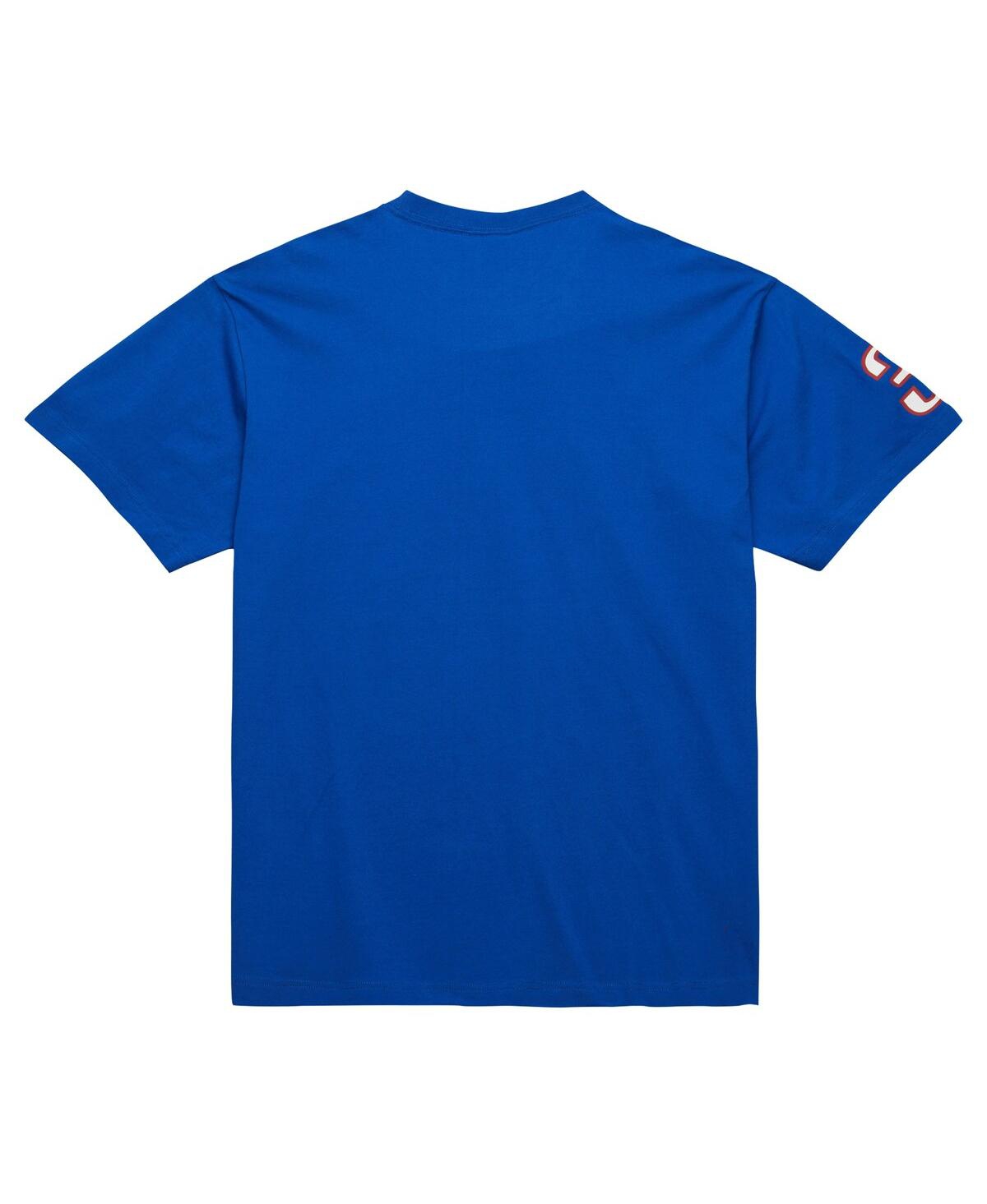 Mitchell & Ness Men's Allen Iverson Royal Philadelphia 76ers Premium Nickname T-shirt In Royal