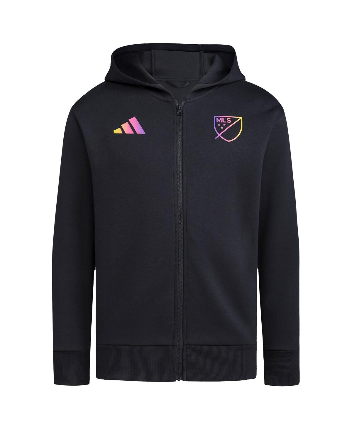 Adidas Men's2024 Mls All-Star Game Anthem Full-Zip Hoodie - Black