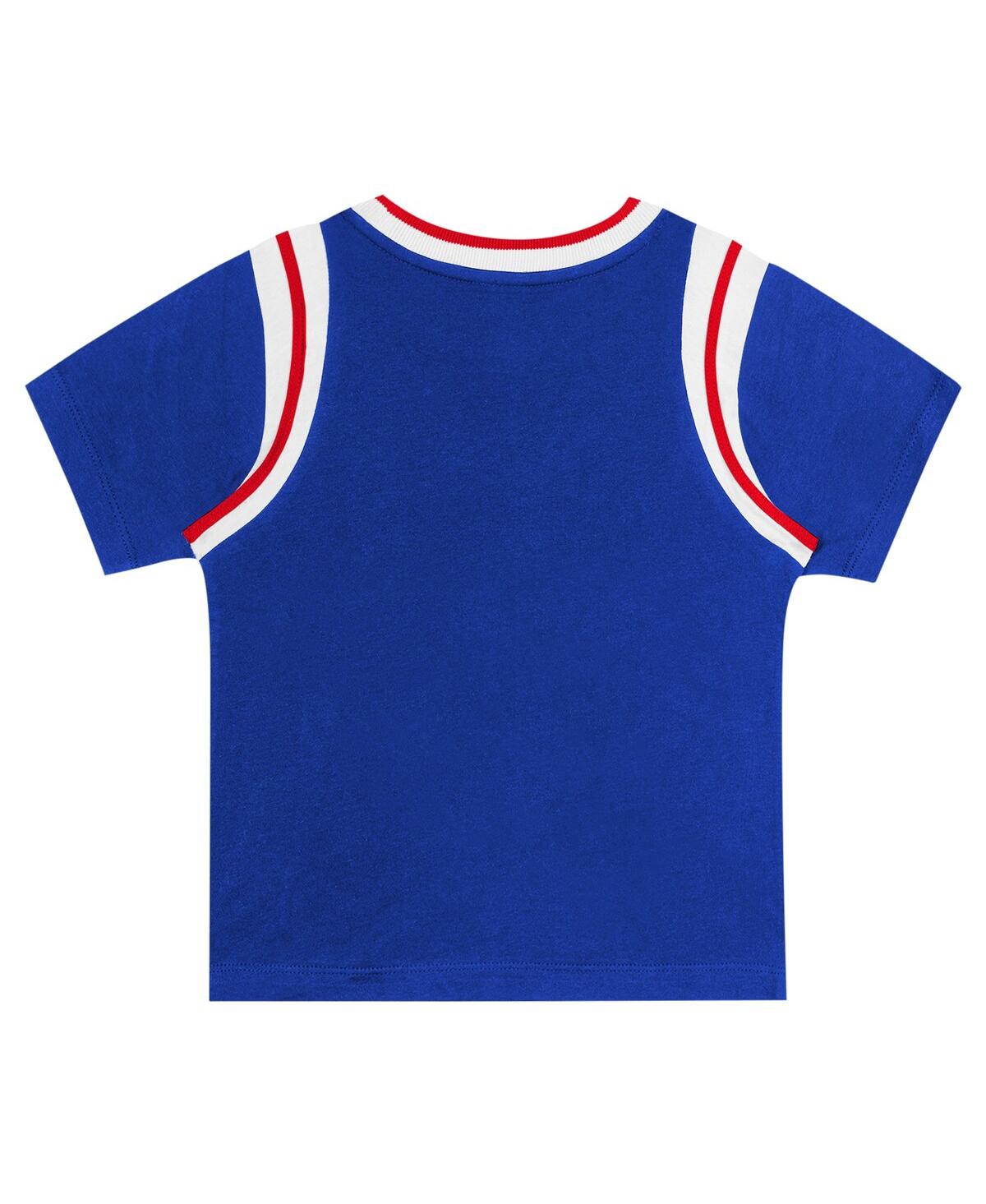 Outerstuff ToddlerGray Chicago Cubs Bases Loaded T-Shirt Shorts Set - Royal, Gray