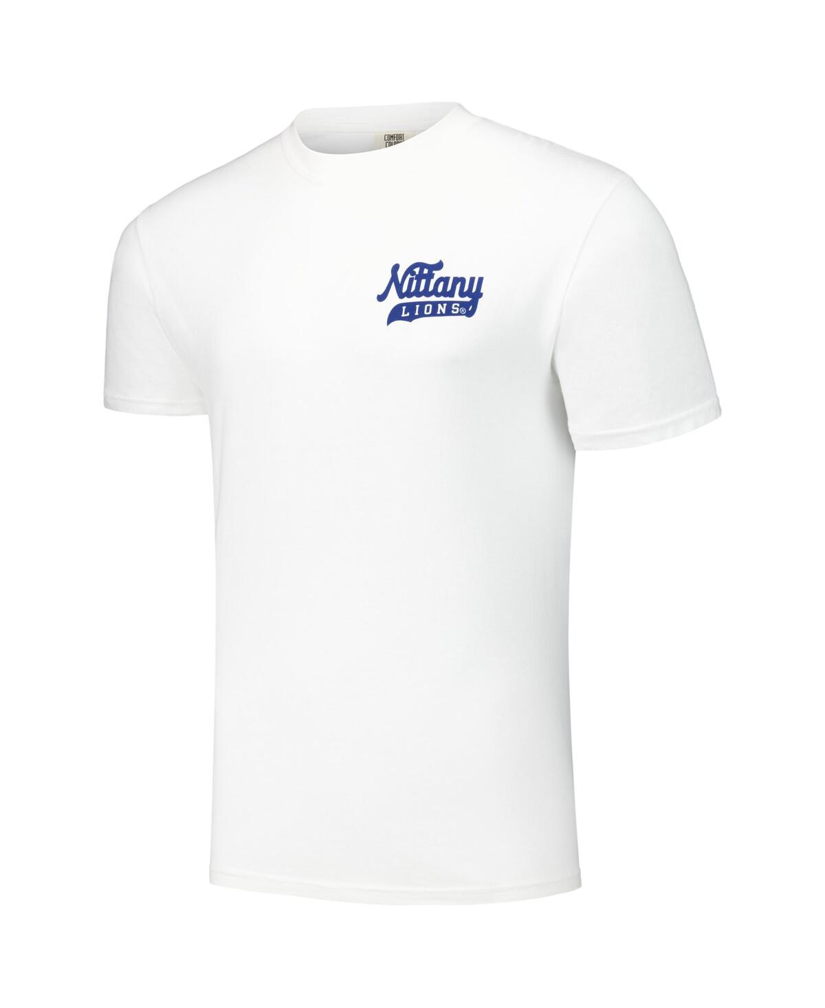Image One Men's And Women's White Penn State Nittany Lions Hyper Local Stadium Gates Helmet T-shirt In White