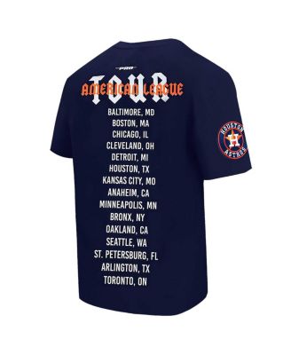 Men's Navy Houston Astros Oversized City Tour T-Shirt