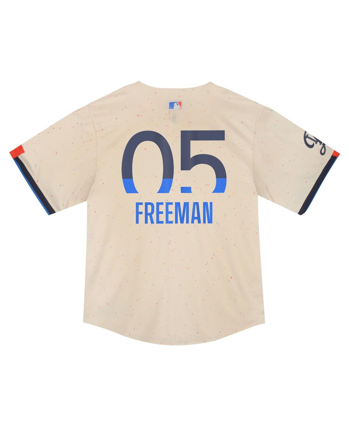 Nike Baby Boys and Girls Freddie FreemanLos Angeles Dodgers 2024 City Connect Limited Player Jersey - Cream