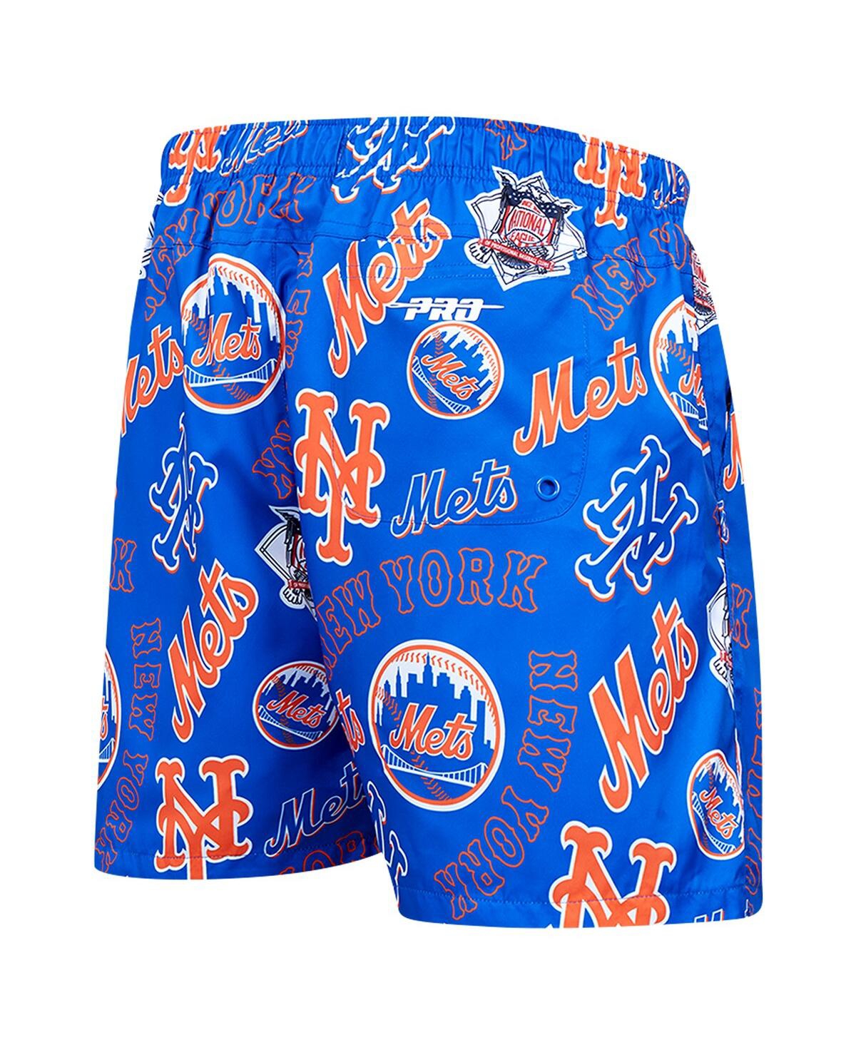 Pro Standard Men's Royal New York Mets Toss Logo Woven Shorts In Royal