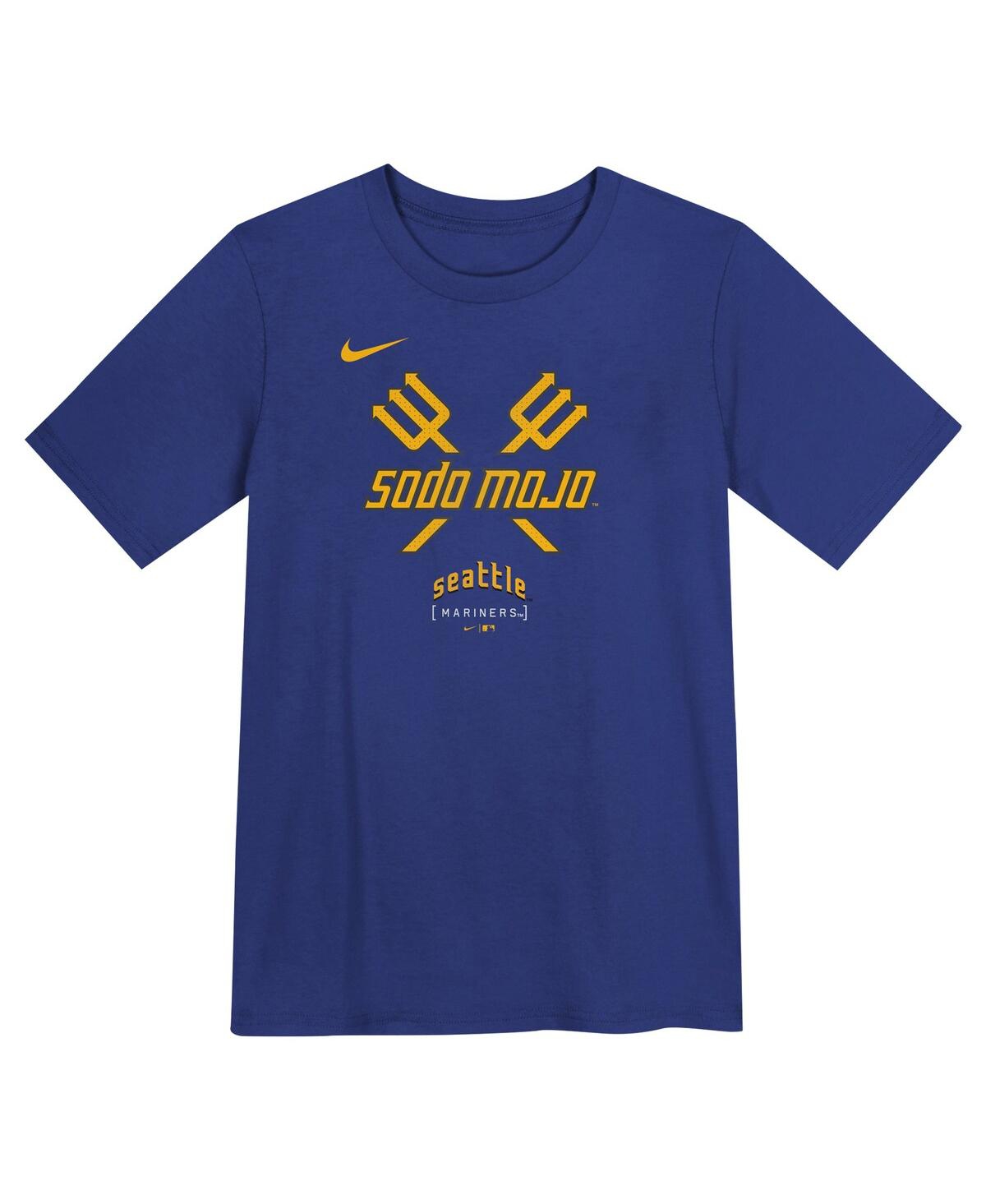 Nike PreschoolSeattle Mariners City Connect Large Logo T-Shirt - Royal